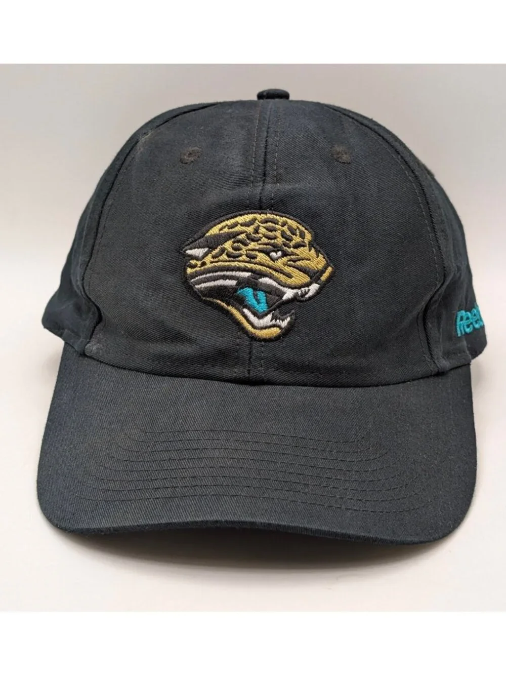 Vintage Jacksonville Jaguars Reebok Strap Back Cap Hat NFL Football Black Unisex